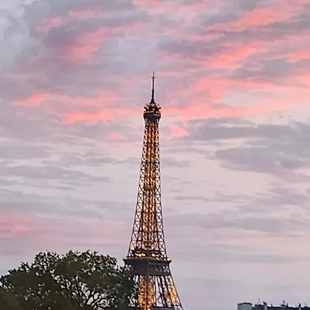View Eiffel Tower Appartamento Parigi